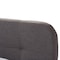 Baxton Studio Germaine Dark Grey King Size Grid-Tufting Platform Bed 125-7024 - alternate 4